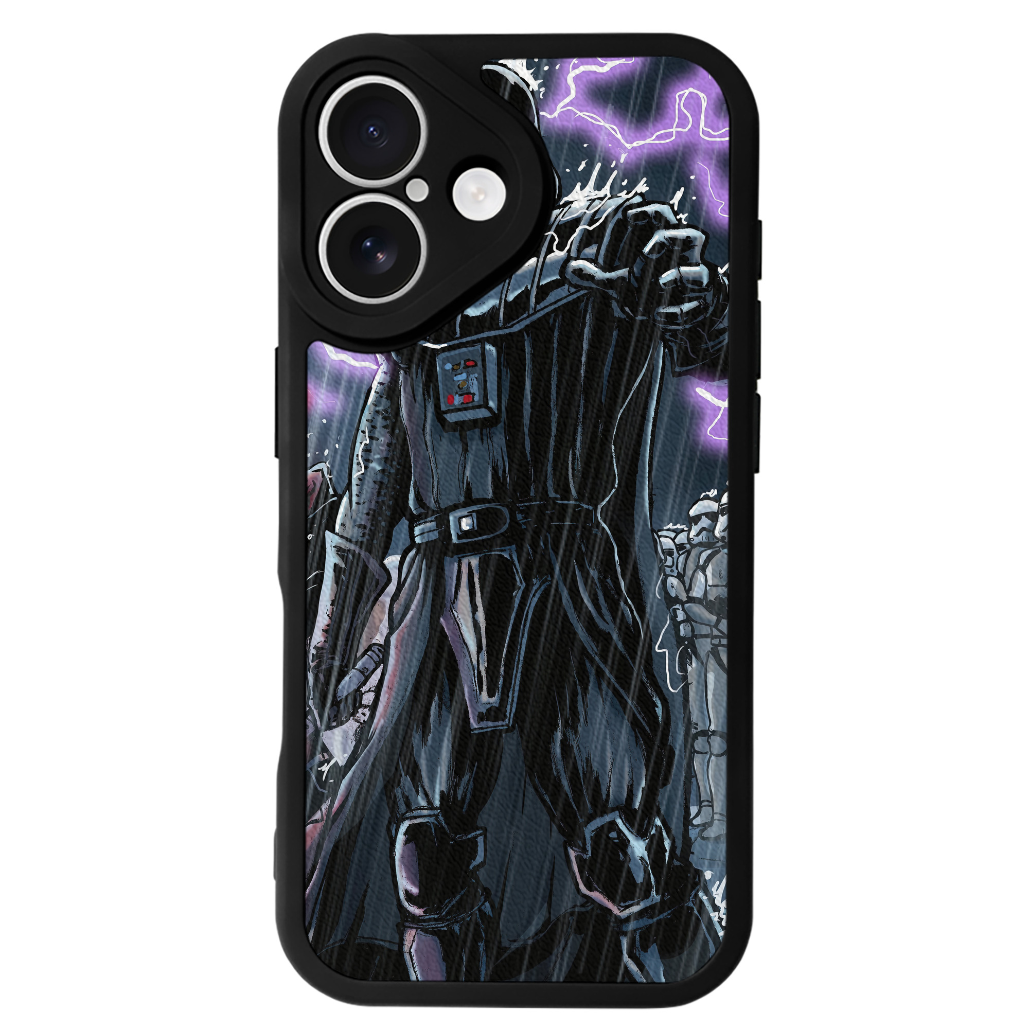 （画像用） スター・ウォーズ Star Wars 【iPhone 16シリーズ対応】シリコンスマホケース（レザー調） 材質：シリコン